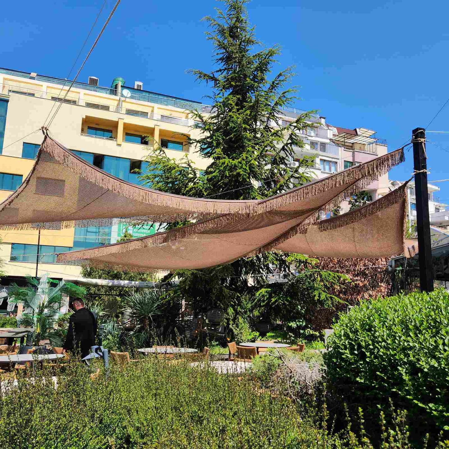 Триъгълна тента Макраме