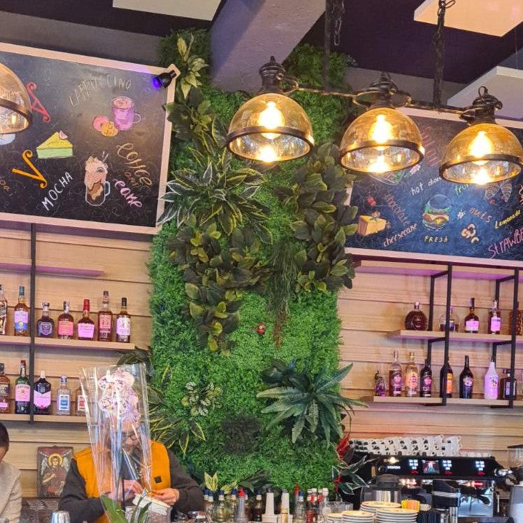 Изкуствена зелена стена 066