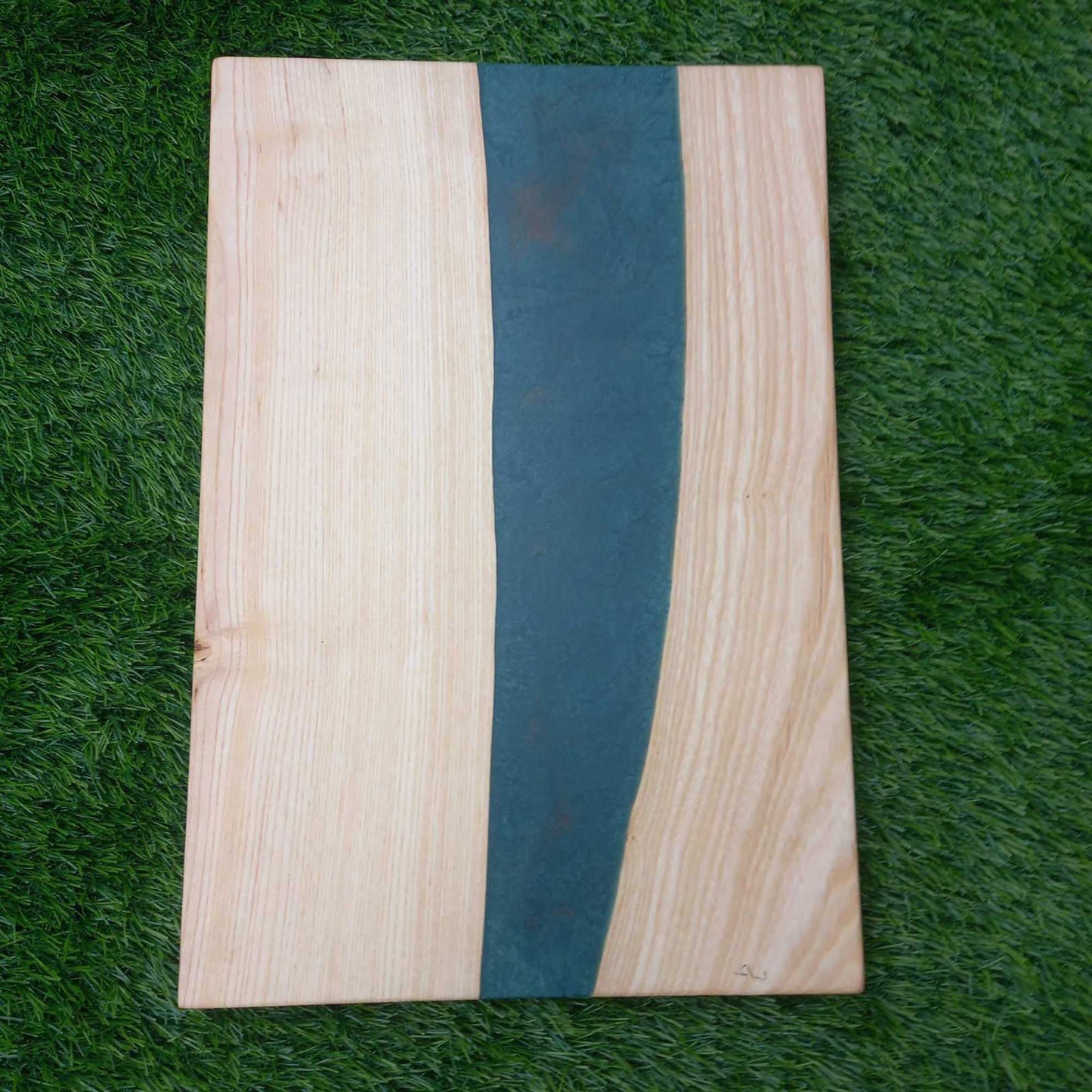 Правоъгълна кухненска дъска с епоксидна смола 024