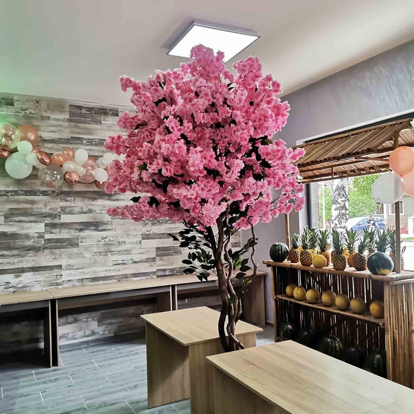 Розово дръвче за декорация 017