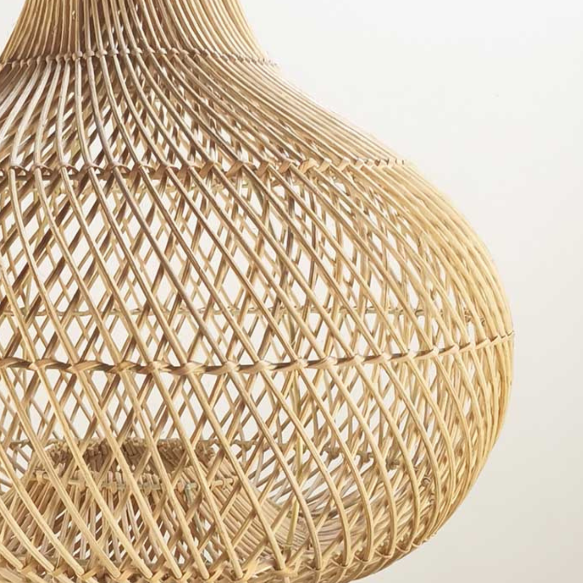 Декоративна ратанова лампа ―  Baron.bg