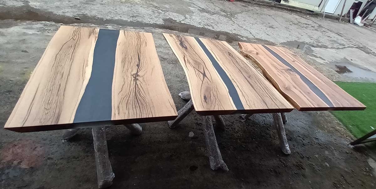 Маси от масив с епоксидна смола ― Baron.bg