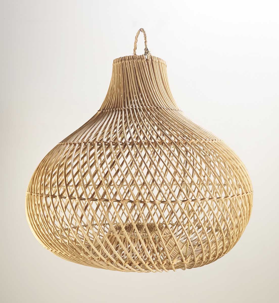 Декоративна ратанова лампа ―  Baron.bg