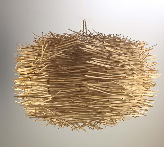 Лампа от естествен ратан ―  Baron.bg