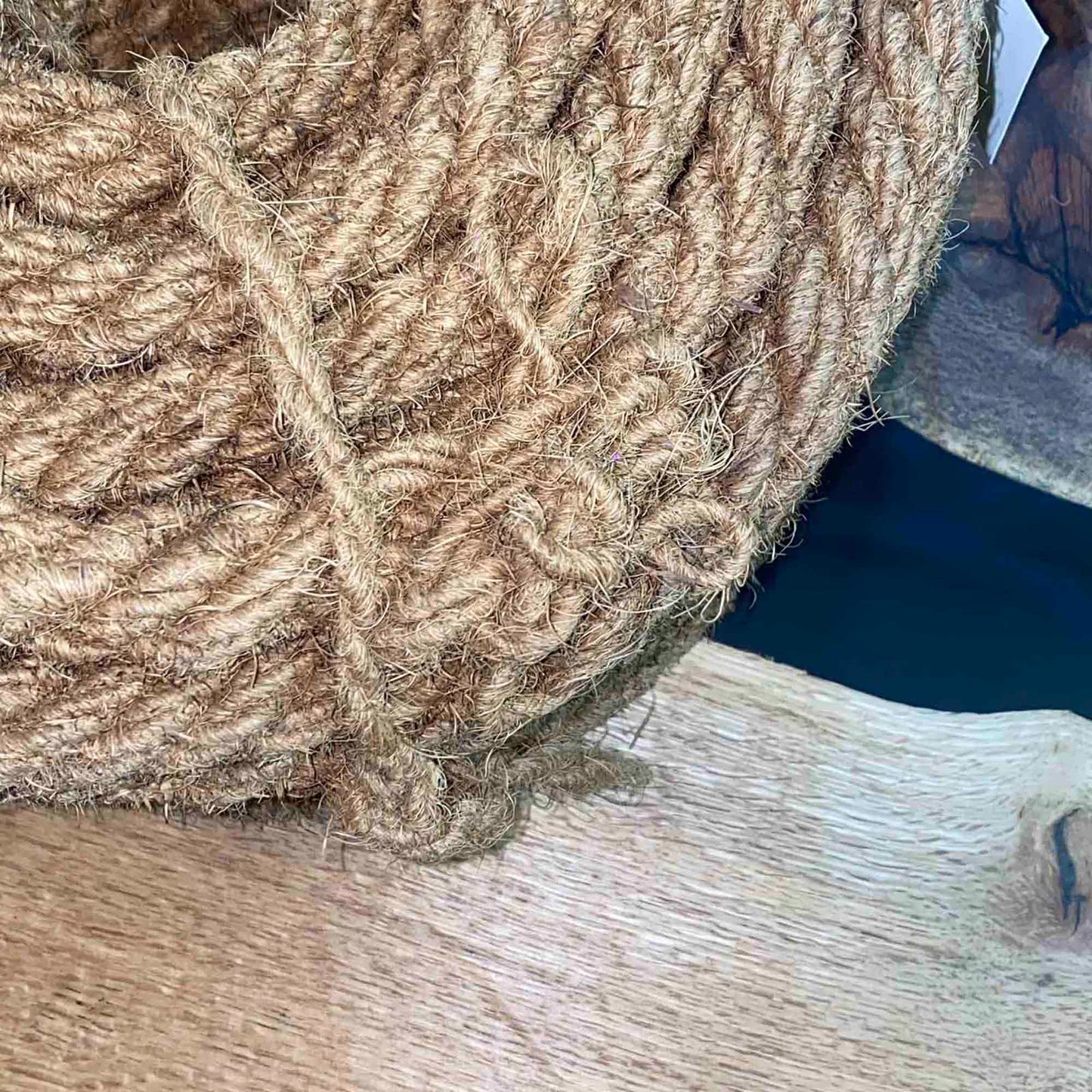 Натурално въже от кокосови нишки и влакна 25х25