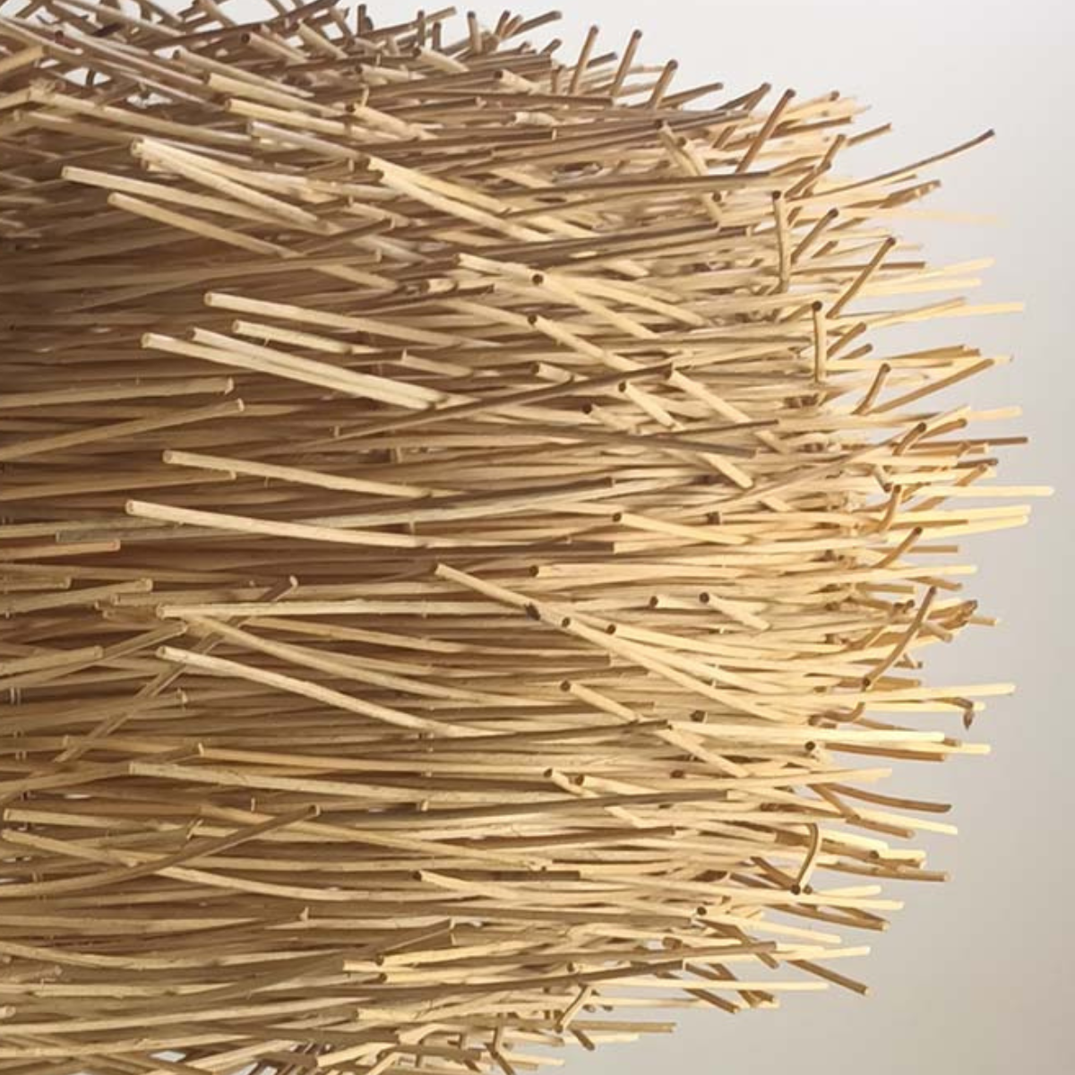 Лампа от естествен ратан ―  Baron.bg