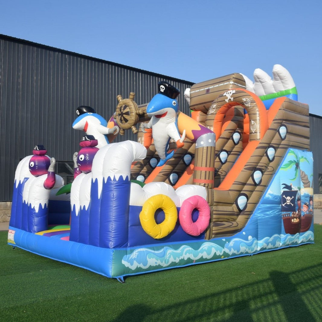 Надуваема пързалка "Пиратски кораб" ― Baron.bg