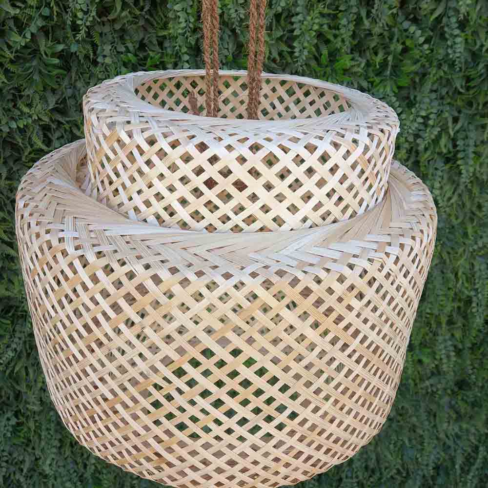 Декоративна бамбукова лампа - RPL85