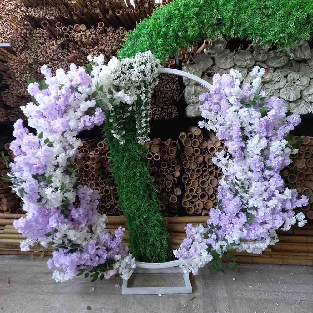 Декоративна цветна арка за снимки