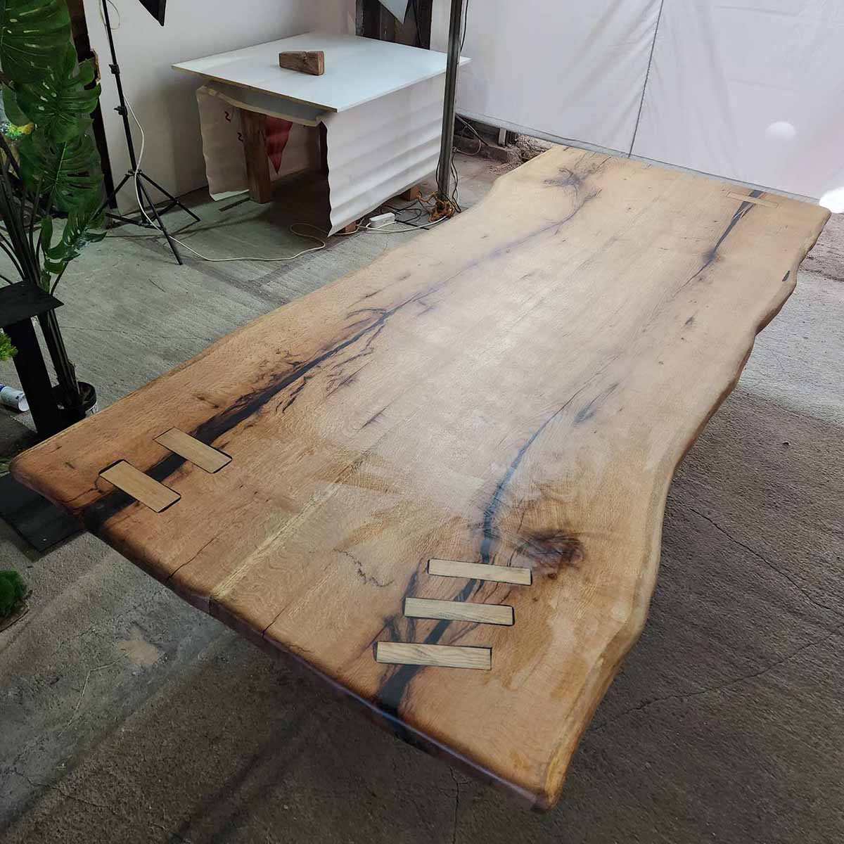 Трапезна маса с естествена форма на дървото - PMD 292