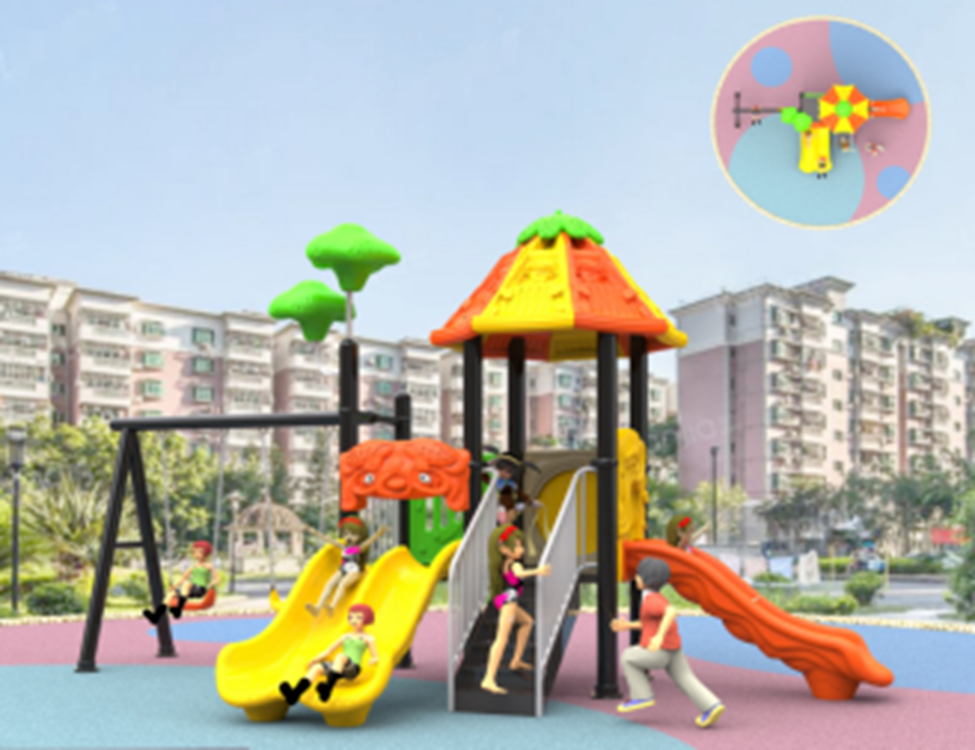 Външна детска площадка за игра 522