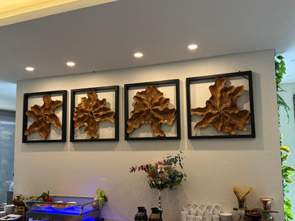 Дървено плато/пано от дърво Тик