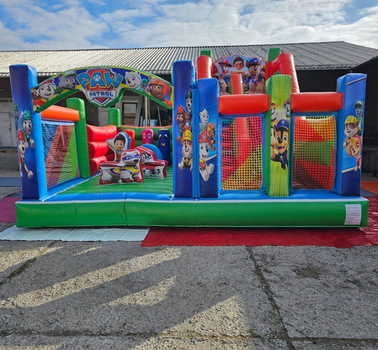 Надуваем батут "Пес Патрул" 074