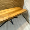 Трапезна дървена маса от ясеново дърво 133