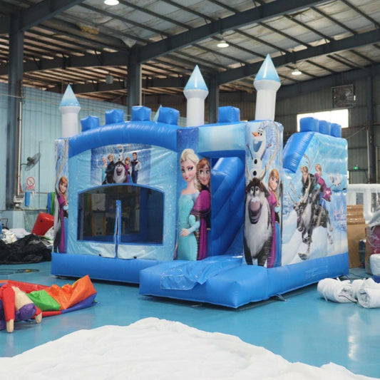  "Замръзналото кралство" надуваем батут  ―  Baron.bg
