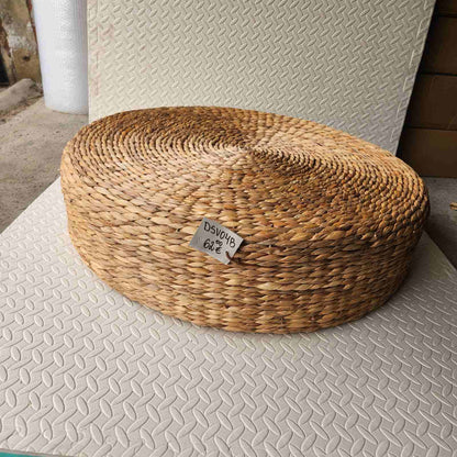 Правоъгълна табуретка от воден хиацинт – DSV04B