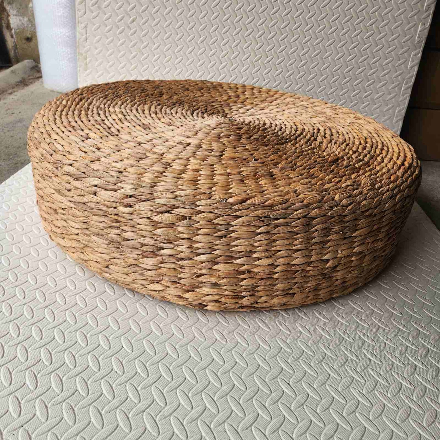 Правоъгълна табуретка от воден хиацинт – DSV04B