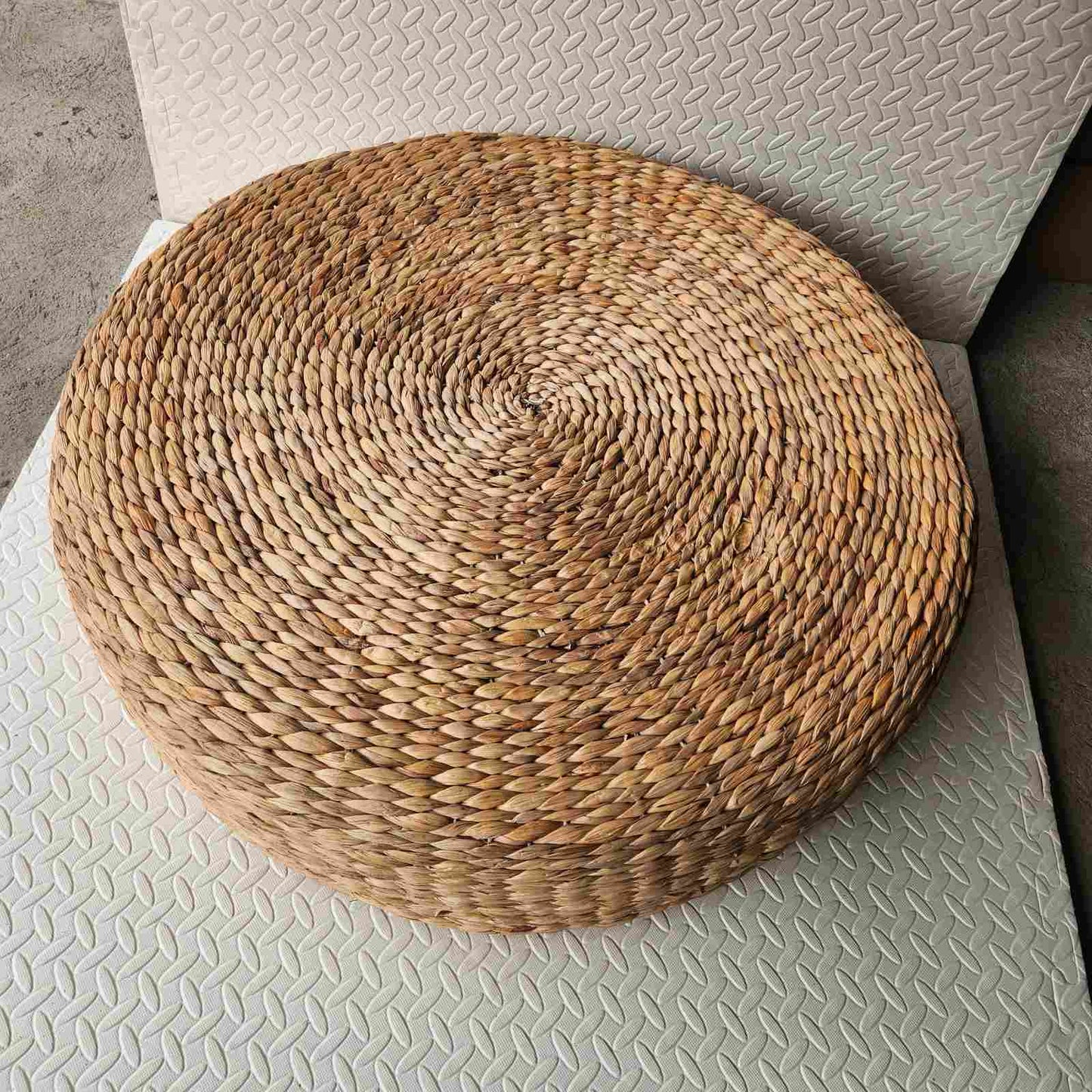 Правоъгълна табуретка от воден хиацинт – DSV04B