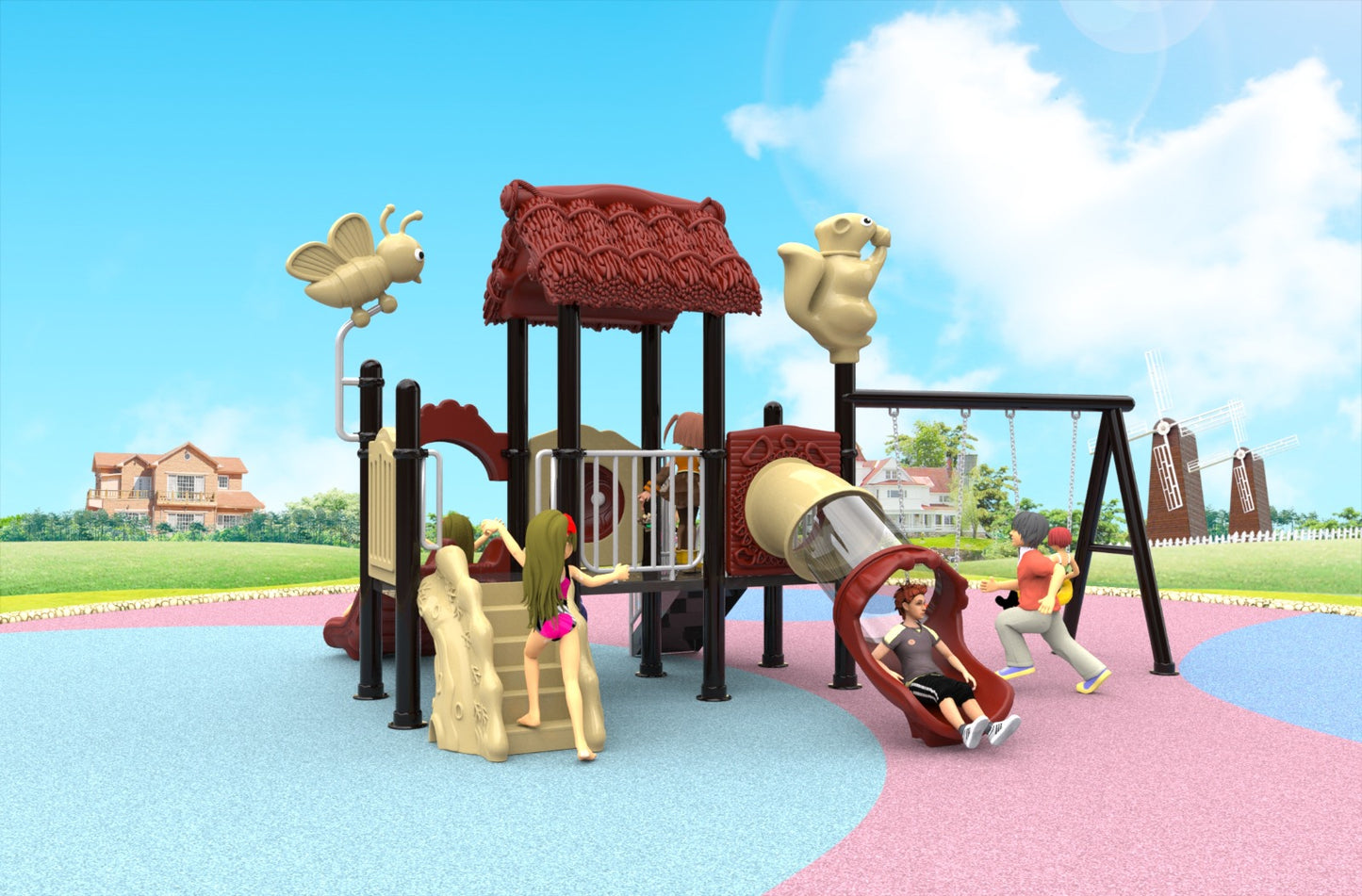 Детски площадки за игра на открито 558