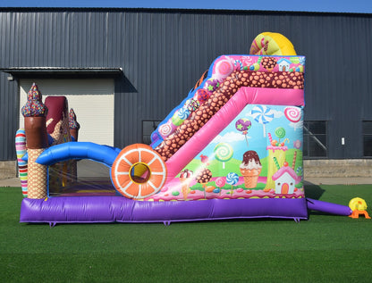 Надуваема пързалка "Шоколадов замък" NB33