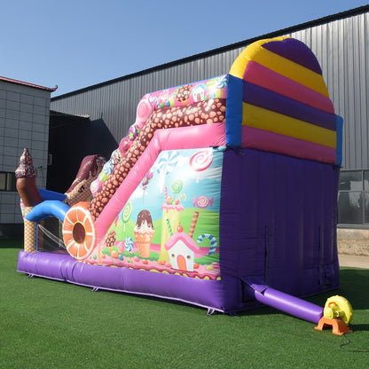 Надуваема пързалка "Шоколадов замък" NB33