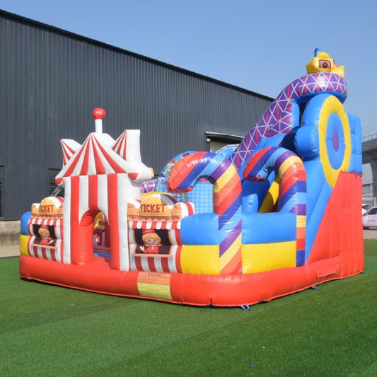 Детска надуваема пързалка с батут NB31