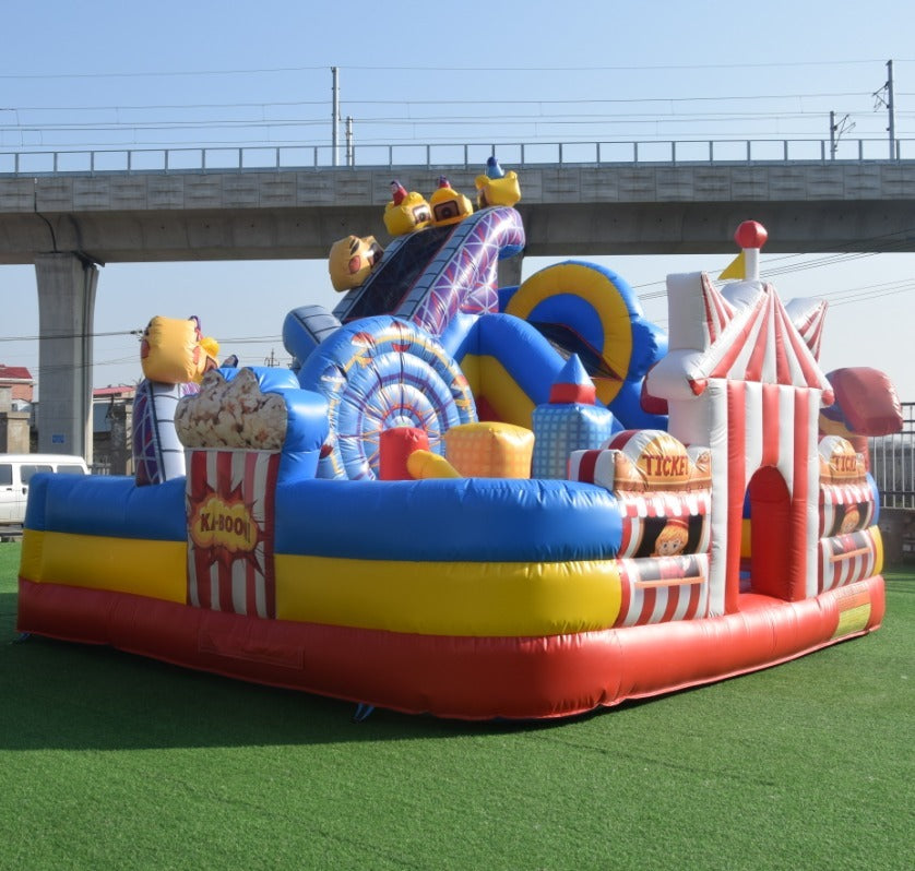 Детска надуваема пързалка с батут NB31