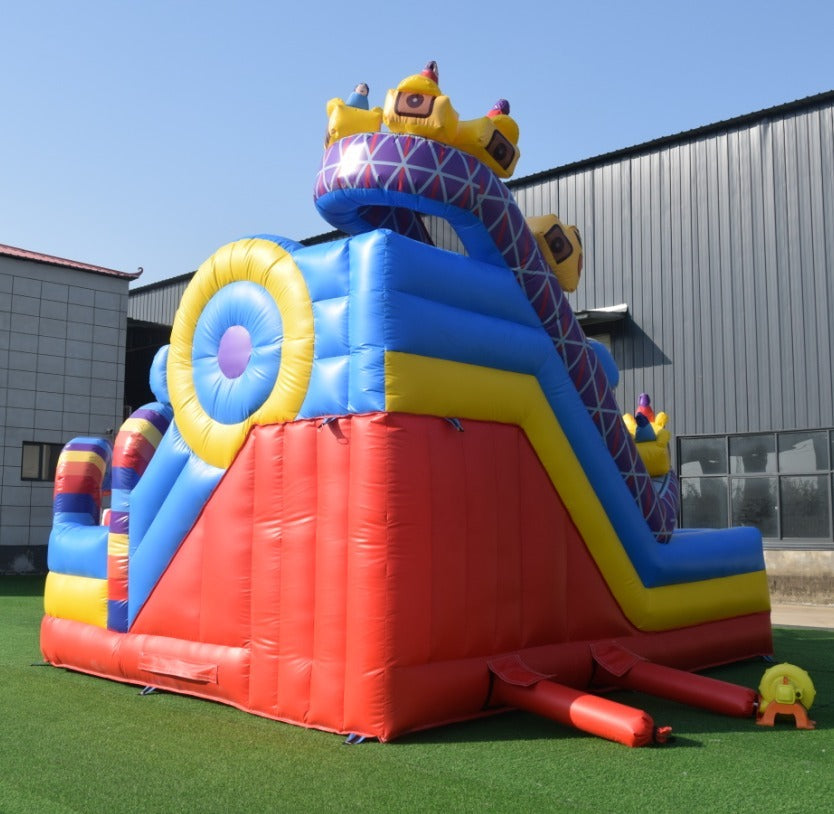 Детска надуваема пързалка с батут NB31