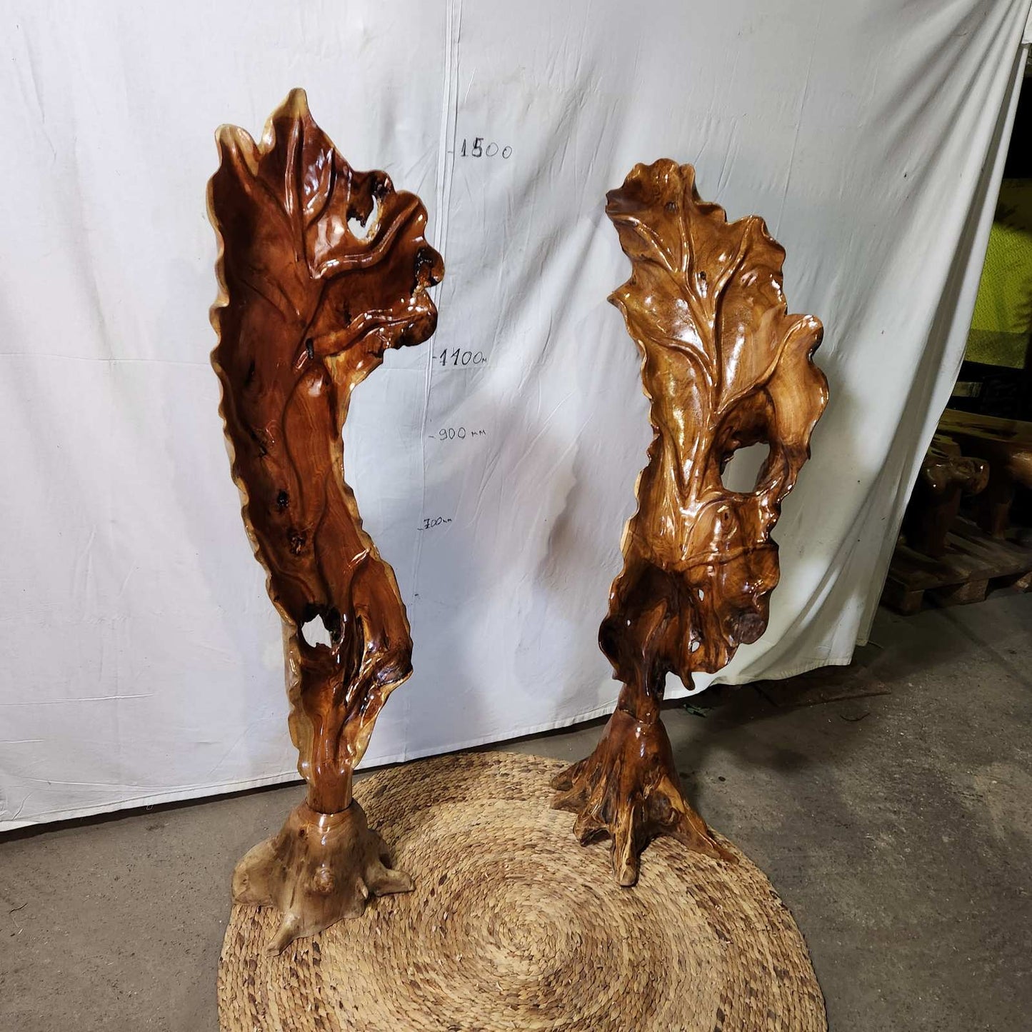 Дървена декорация от Тик корен DMT042