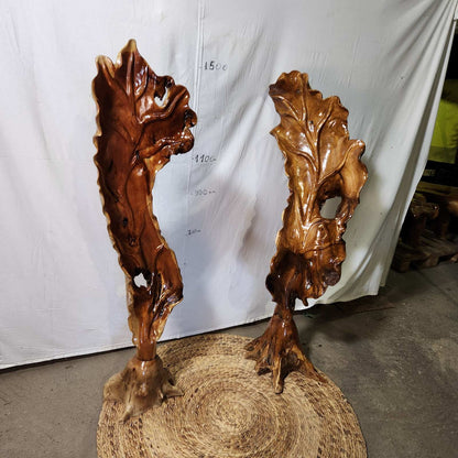 Дървена декорация от Тик корен DMT042