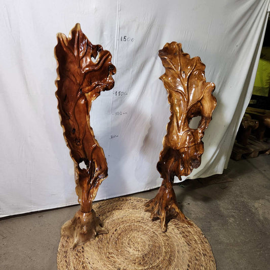 Дървена декорация от Тик корен DMT042