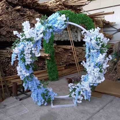 Декоративна цветна арка за снимки