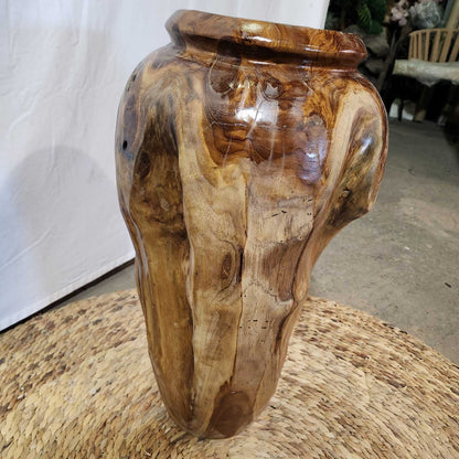 Естествени декоративни вази от тик DMT035
