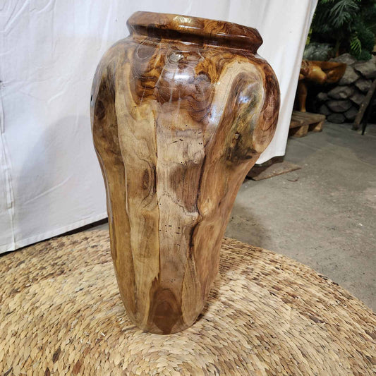 Естествени декоративни вази от тик DMT035