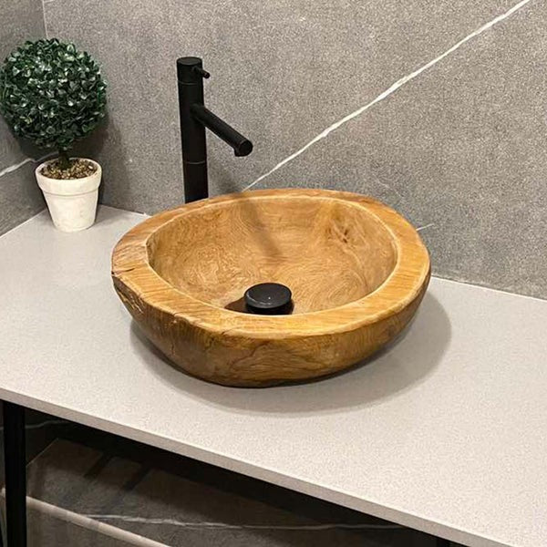 Дървена мивка - 01