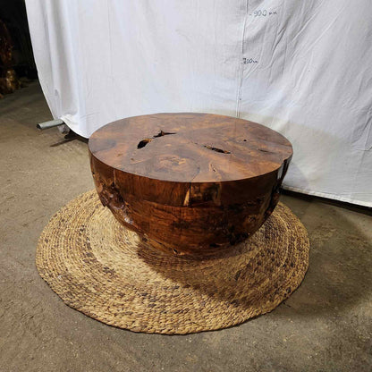 Ниска кафе маса от Тик корен DMT040