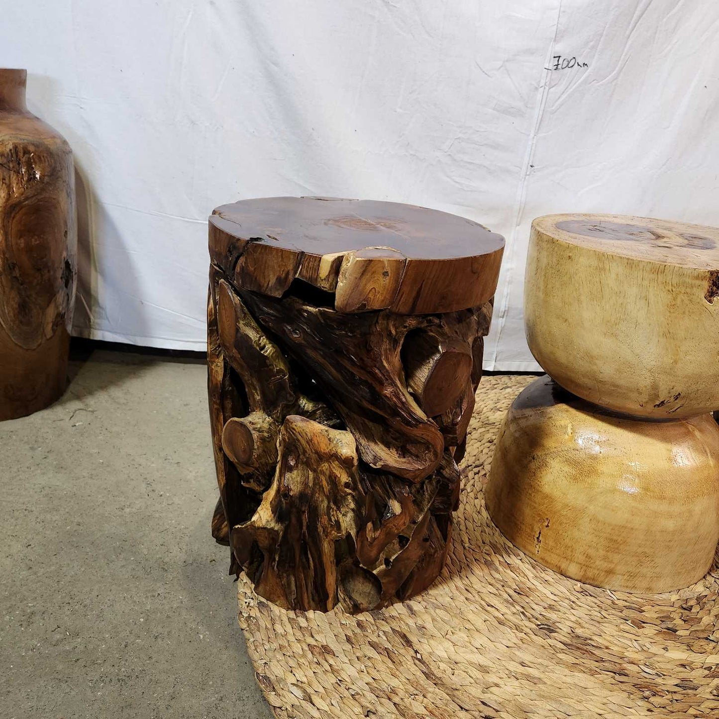 Кафе маса от тик корен DMT037/9