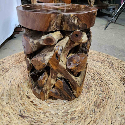 Кафе маса от тик корен DMT037/9