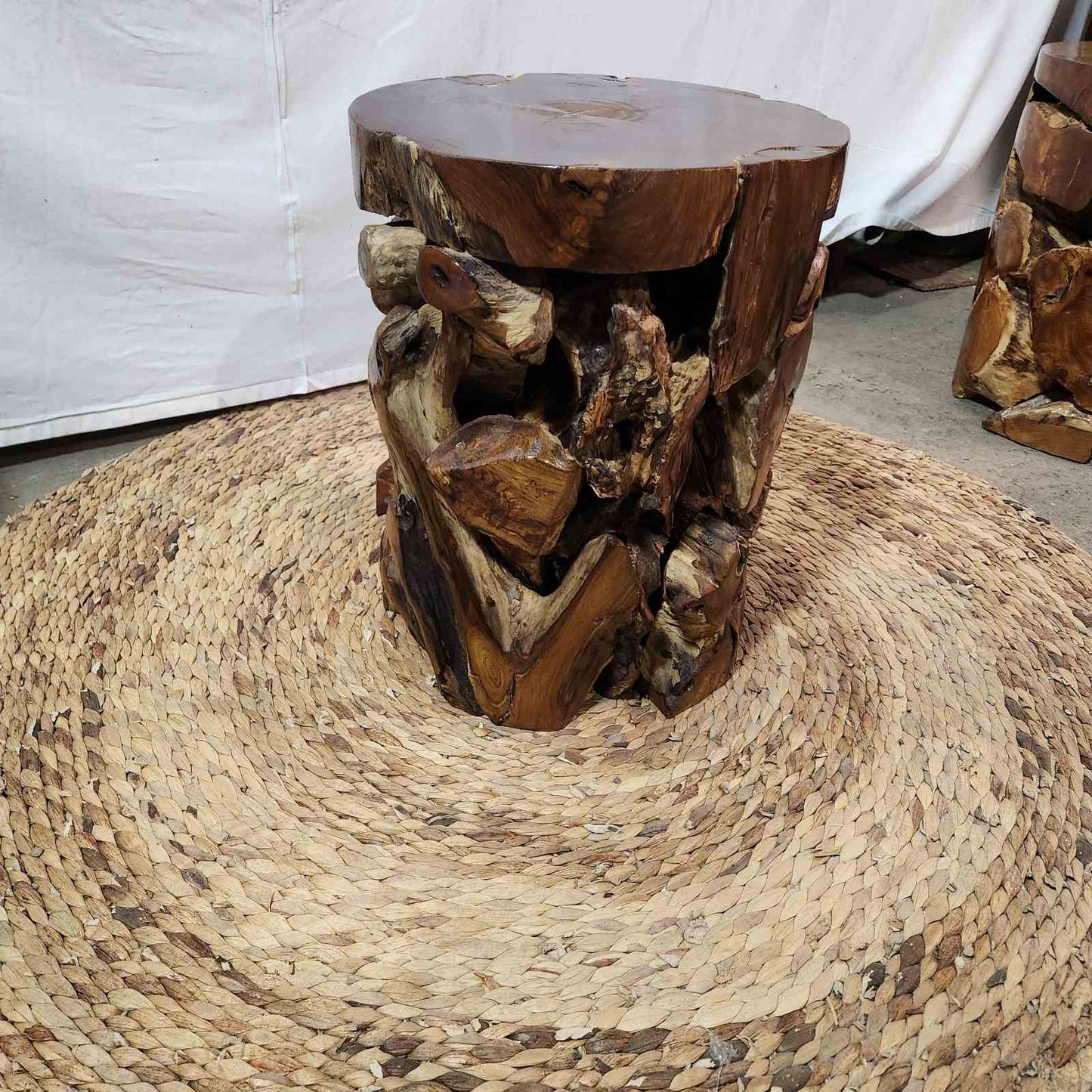 Кафе маса от тик корен DMT037/9