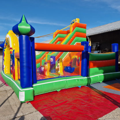 Детски батут с пързалка "Мики Парк" 69