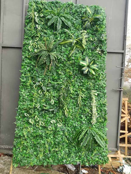 Декоративна зелена стена Далия 034